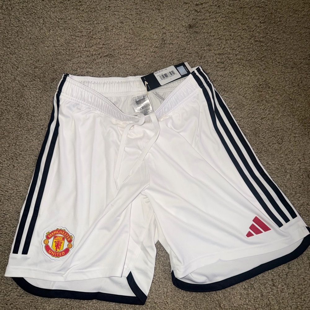Manchester United Soccer Shorts Men Size Medium